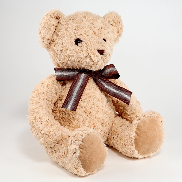 Мягкая игрушка «Медведь», кудрявый, 55 см, цвет бежевый