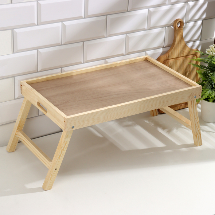 Столик для завтрака складной, 50×30см, с ручками Столик для завтрака складной, 50×30см, с ручками