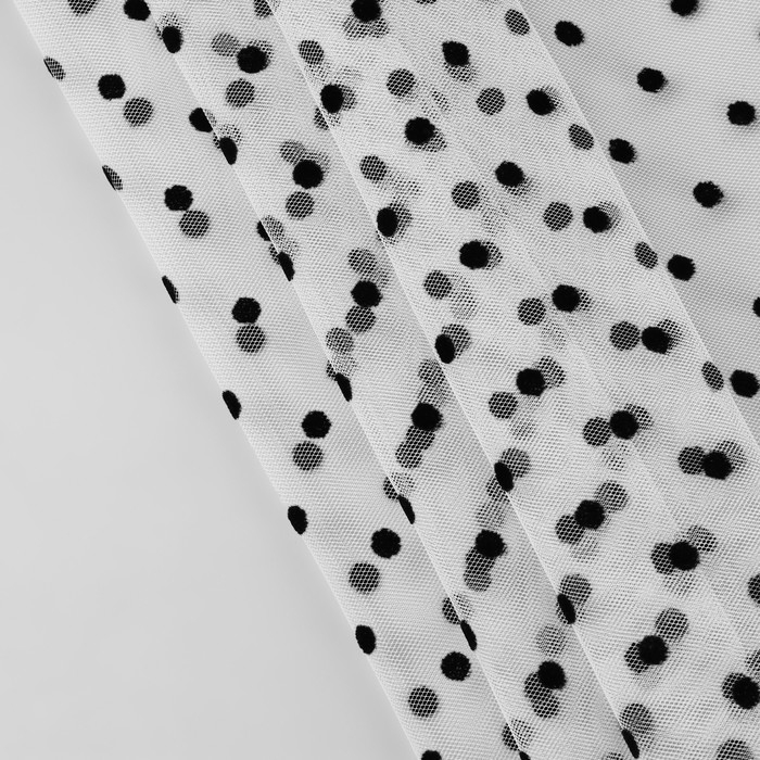 Сетка с флоком «Горох», 150 см, 1 ± 0,2 м, цвет белый Сетка с флоком «Горох», 150 см, 1 ± 0,2 м, цвет белый