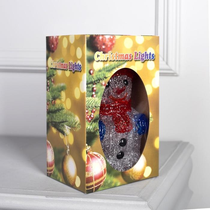 Светодиодная фигура «Снеговик» 11 × 22 × 11 см, акрил, 24 LED, батарейки ААх2 (не в комплекте), свечение мульти (RGB) Светодиодная фигура «Снеговик» 11 × 22 × 11 см, акрил, 24 LED, батарейки ААх2 (не в комплекте), свечение мульти (RGB)