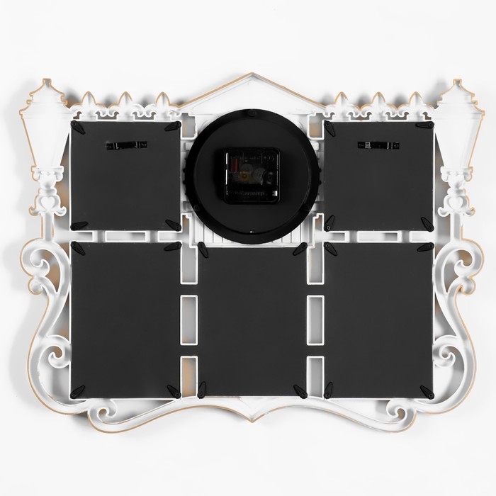 Часы настенные с фоторамками Часы настенные с фоторамками "Семья", 48 х 38 см, циферблат d-12 см