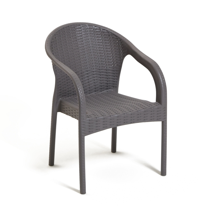 Набор садовой мебели Набор садовой мебели "Феодосия" 5 предметов: стол + 4 кресла, серый