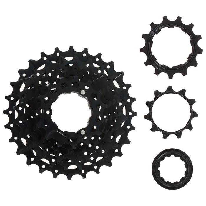 Кассета Microshift CS-H081, 8 скоростей, 11-28Т, сталь Кассета Microshift CS-H081, 8 скоростей, 11-28Т, сталь