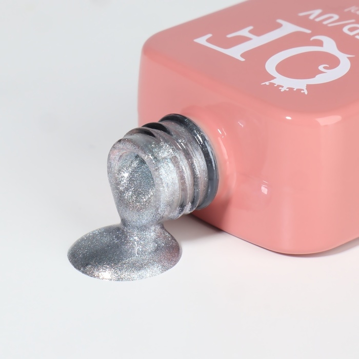 Гель лак для ногтей «CAT`S EYE PEARL», 3-х фазный, 10 мл, LED/UV, цвет серебристый (58) Гель лак для ногтей «CAT`S EYE PEARL», 3-х фазный, 10 мл, LED/UV, цвет серебристый (58)