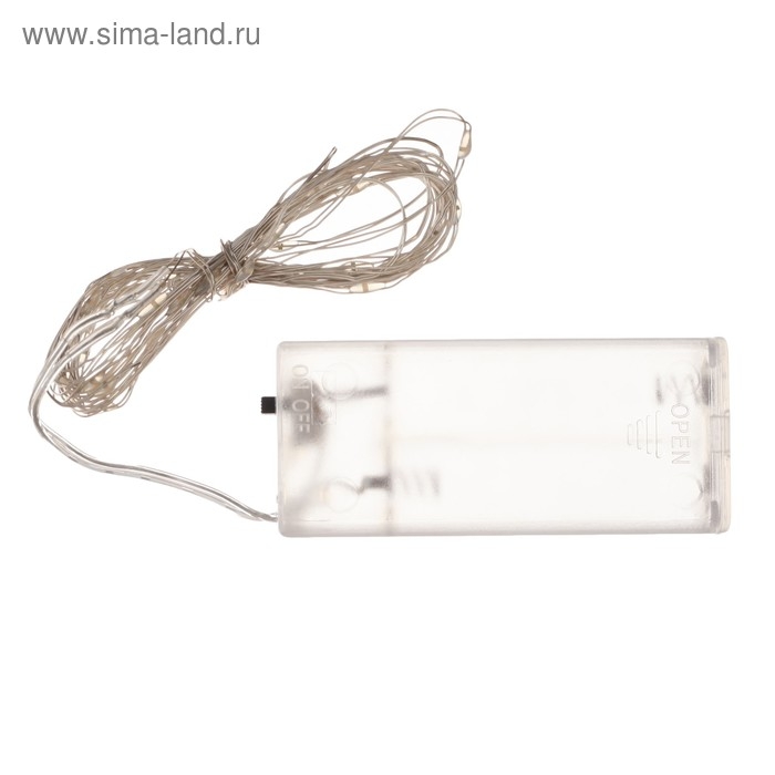 Светодиодная лента для воздушного шара, гирлянда, 3 метра, 31 диод, цвет белый Светодиодная лента для воздушного шара, гирлянда, 3 метра, 31 диод, цвет белый