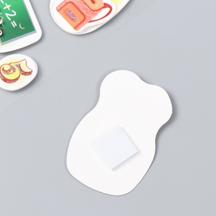 Наклейка картон 2 слоя Наклейка картон 2 слоя "Оленята - Школа" 17х12 см