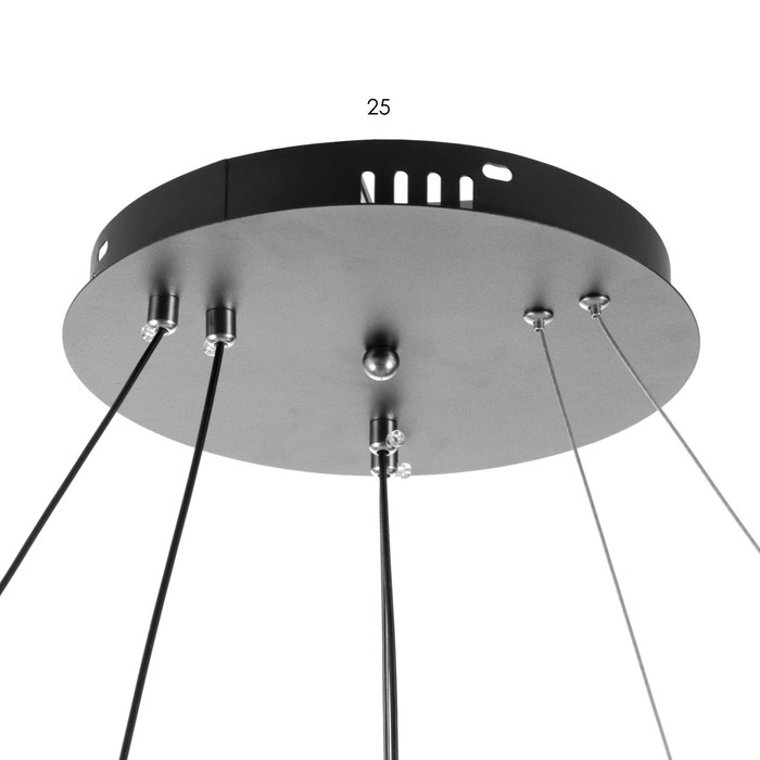 Светильник Светильник "Холтерина" LED 320Вт 3000-6000К черный 70х70х15см BayerLux