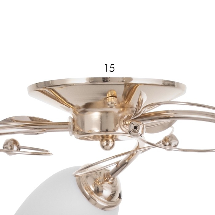 Люстра потолочная Кера 3х60Вт Е14 Золото 56x56x18 см Люстра потолочная Кера 3х60Вт Е14 Золото 56x56x18 см