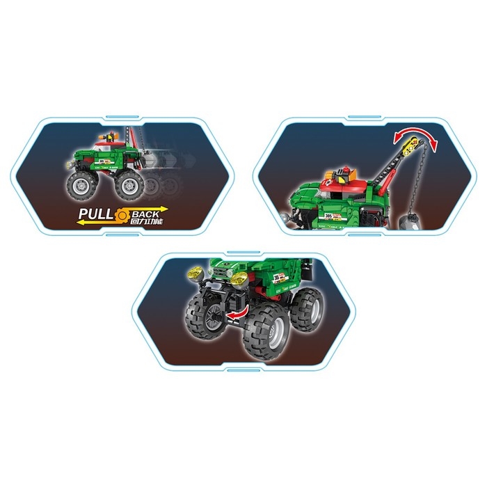 Конструктор «Спецназ. Разрушитель», инерционный, 315 деталей Конструктор «Спецназ. Разрушитель», инерционный, 315 деталей