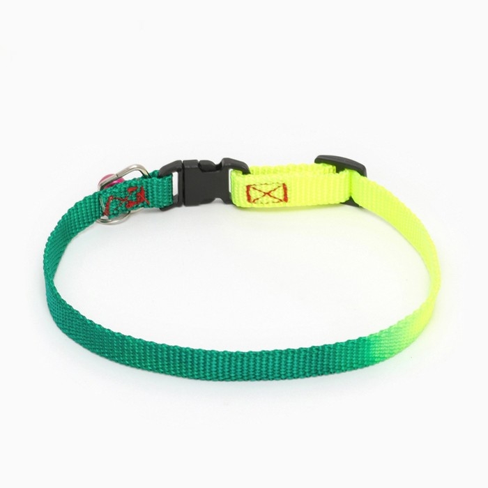 Ошейник Ошейник "Радуга", 33 х 1 см, полиэстер, микс цветов