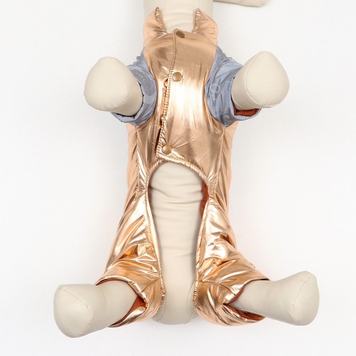 Комбинезон Комбинезон "Ультра", размер 12 (ДС 28 см, ОГ 38 см, ОШ 27 см), золотой