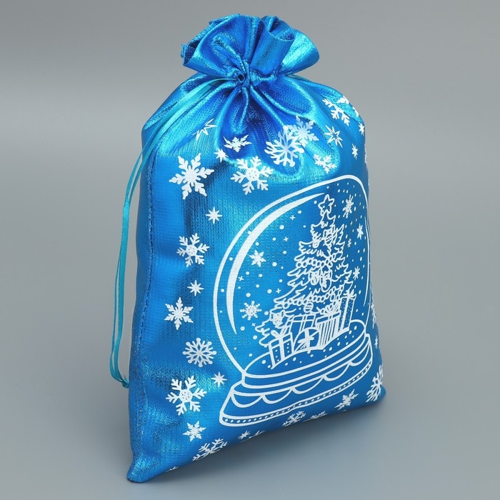 Мешочек подарочный парча «Новогоднее желание», 20 х 30 см +/- 1.5 см, Новый год