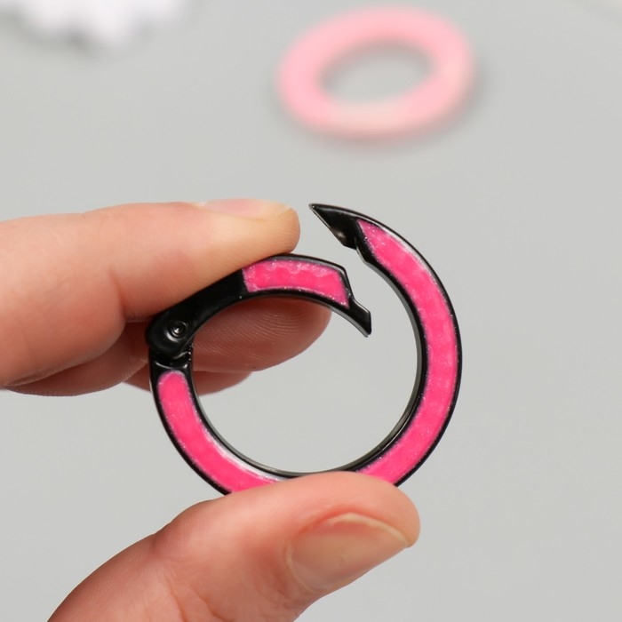 Карабин металл Карабин металл "Кольцо. Вставки" МИКС 3,6х3,6 см