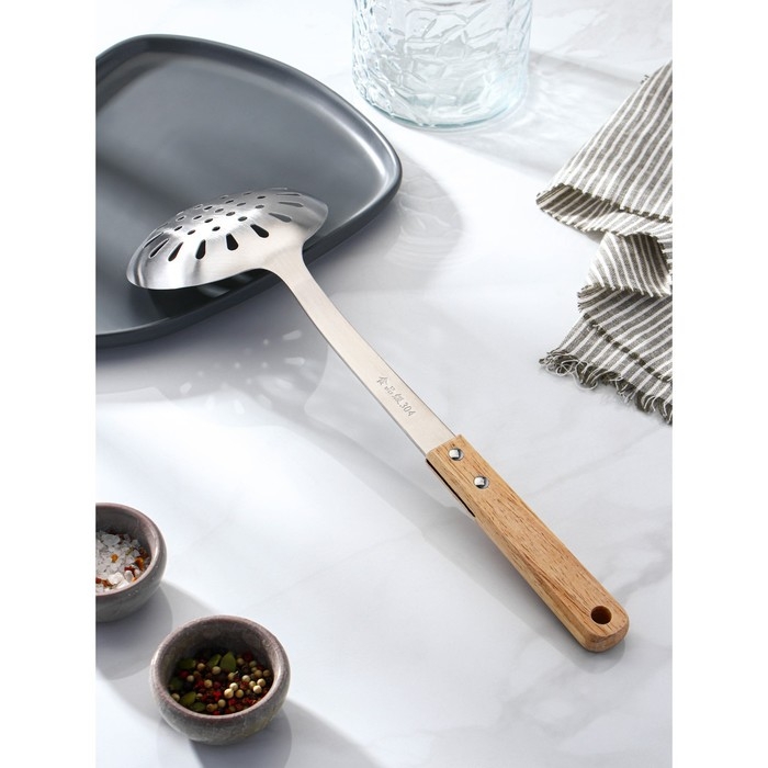 Шумовка из нержавеющей стали «Эко», h=38,5 см Шумовка из нержавеющей стали «Эко», h=38,5 см