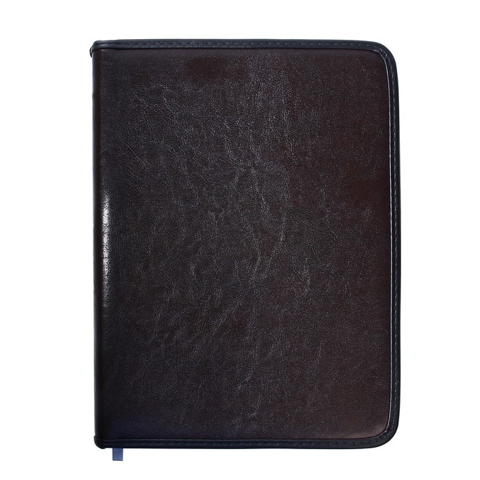 Папка деловая, искусственная кожа, для бумаг, 360 х 260 х 30 мм, ручка-петля Папка деловая, искусственная кожа, для бумаг, 360 х 260 х 30 мм, ручка-петля "Люкс" коричневая 6Д011