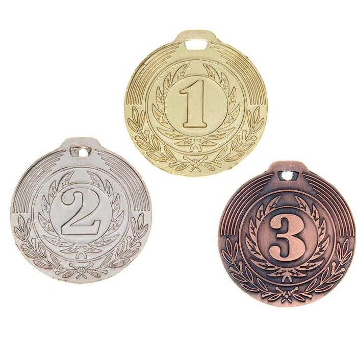 Медаль призовая 021, d= 4 см. 2 место. Цвет серебро. Без ленты Медаль призовая 021, d= 4 см. 2 место. Цвет серебро. Без ленты