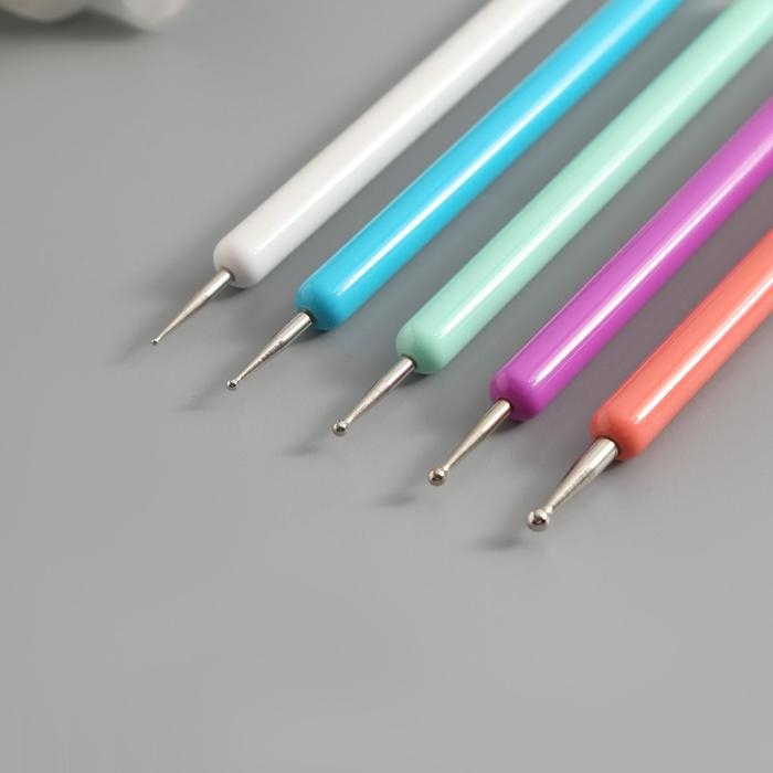 Инструменты для придания формы фоамирану  Инструменты для придания формы фоамирану "Пастель" набор 5 шт 12 см