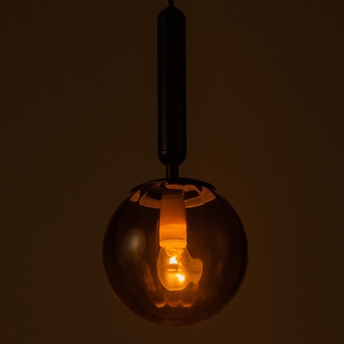 Светильник BayerLux Светильник BayerLux "Джавиер" Е14 40Вт черно-янтарный 15х15х35-185 см