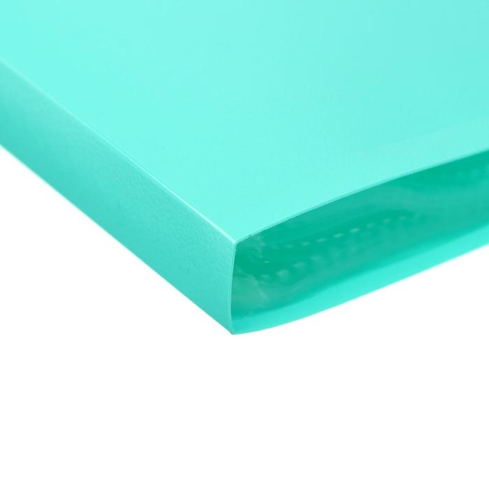 Папка с 40 вкладышами А4, 500 мкм, Calligrata, мятная Папка с 40 вкладышами А4, 500 мкм, Calligrata, мятная