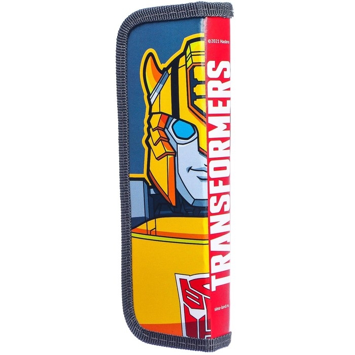 Пенал каркасный, 1 секция, 55х205х25 мм, ламинированный картон, Трансформеры Пенал каркасный, 1 секция, 55х205х25 мм, ламинированный картон, Трансформеры