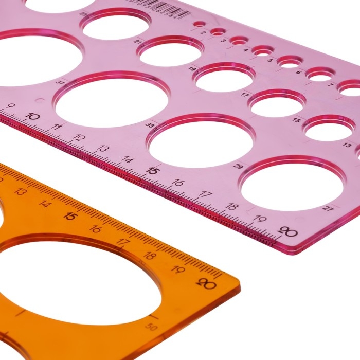 Набор трафаретов окружности 2 штуки, Calligrata, 22/36 диаметра, МИКС Набор трафаретов окружности 2 штуки, Calligrata, 22/36 диаметра, МИКС