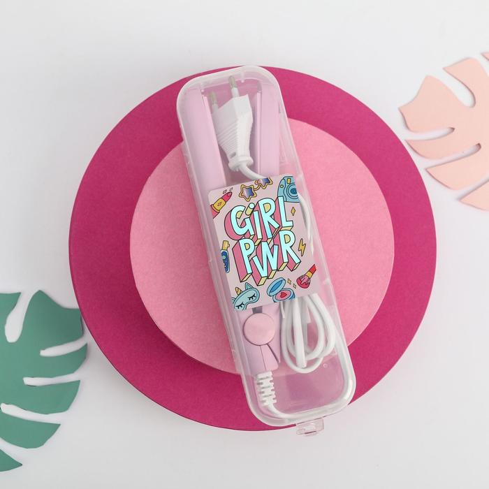 Плойка гофре мини «Girl pwr», LW-17, 17 х 2 см. Плойка гофре мини «Girl pwr», LW-17, 17 х 2 см.