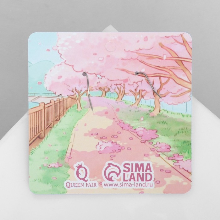 Серьги ассорти «Радость» ламы, цвет зелёно-розовый в серебре Серьги ассорти «Радость» ламы, цвет зелёно-розовый в серебре