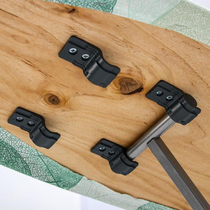 Доска гладильная Nika «Ника 3+», 122×34 см, два положения высоты 70,85 см, рисунок микс Доска гладильная Nika «Ника 3+», 122×34 см, два положения высоты 70,85 см, рисунок микс