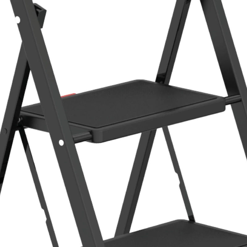 Стремянка  Jet Black 3 шир.ступ. с ковриком, сталь, Zalger, арт. 9910-3