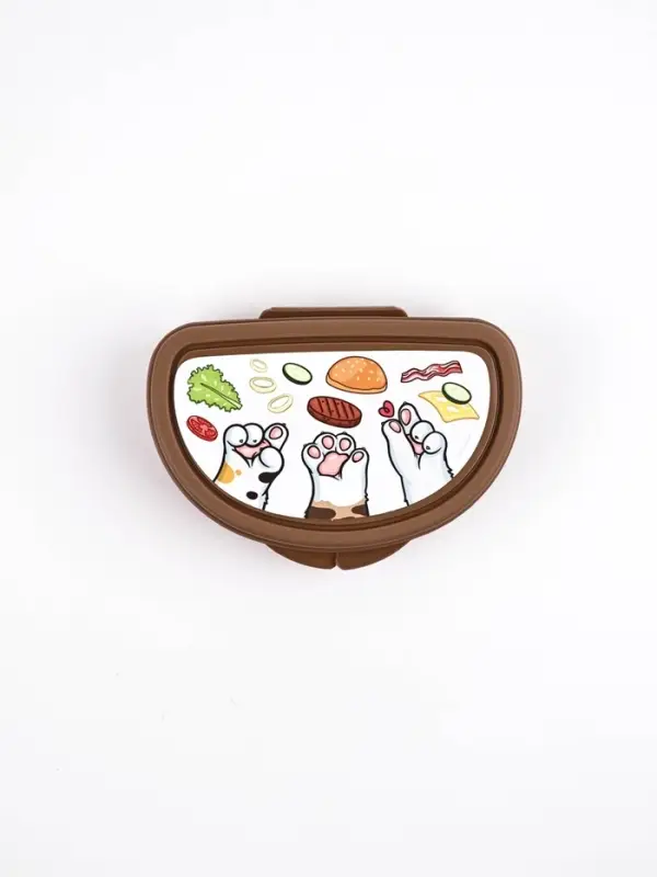 Бутербродница «Лапки», 14×10×4 см