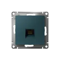 Розетка ATLASDESIGN компьютерная RJ45 механизм изумруд