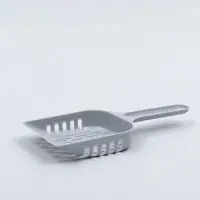 Совок для кошачьего туалета, 24&times;10&times;3 см, пластик, серый