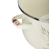 Кастрюля эмалированная VETTA Лаура, 24см, 5л, индукция