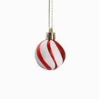 Ёлочные игрушки набор 26 шт. &laquo;Праздничный хоровод&raquo; 4 см, красный