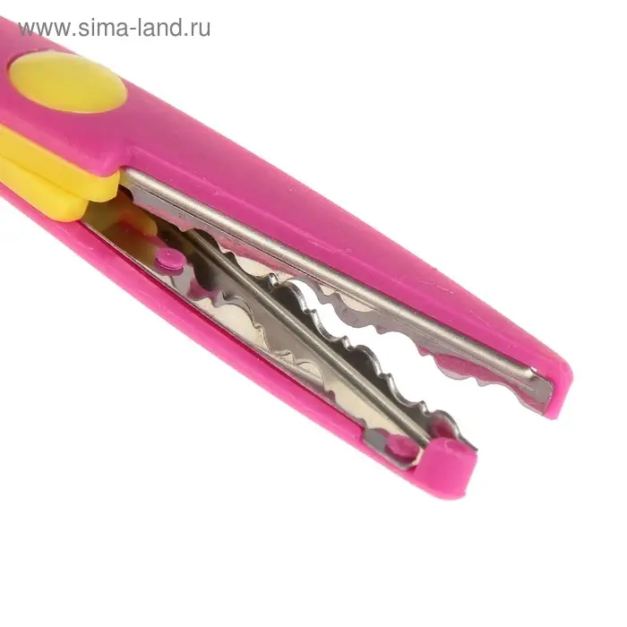 Ножницы рельефные 13,5х6,5см  Ножницы рельефные 13,5х6,5см "Яркие краски" МИКС 15х9 см