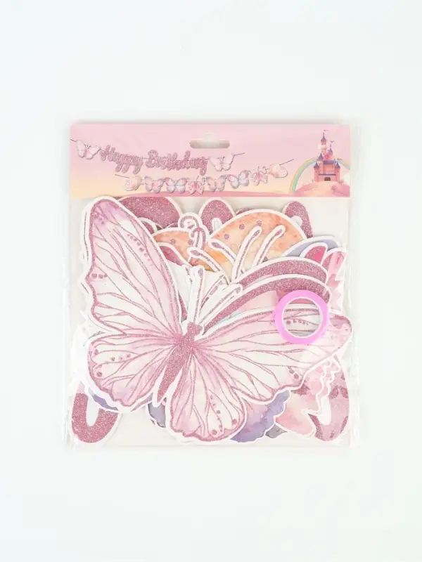 Гирлянда Happy Birthday &laquo;Бабочки&raquo;