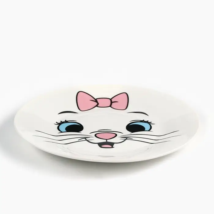 Тарелка плоская детская &laquo;Кошечка Мари&raquo;, 20 см, керамика, Коты аристократы