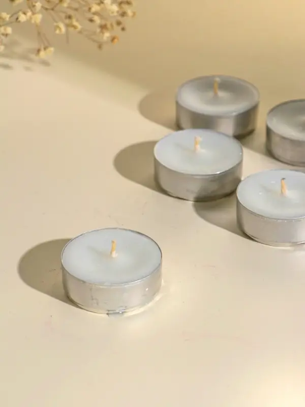 Набор чайных свечей 100 шт, d 37 мм, 15 гр, 3 часа горения Набор чайных свечей 100 шт, d 37 мм, 15 гр, 3 часа горения