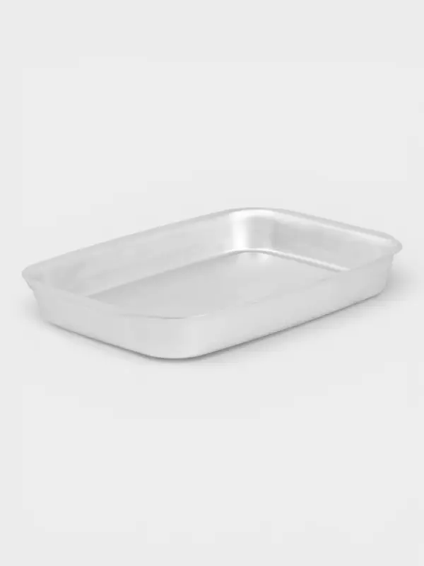 Противень, 4.5 л, 42.4&times;28.4 см, h=5.5 см, листовой алюминий 1.5 мм, серебристый