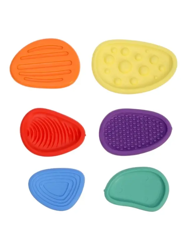 ZABIAKA Тактильные камушки, 6 шт