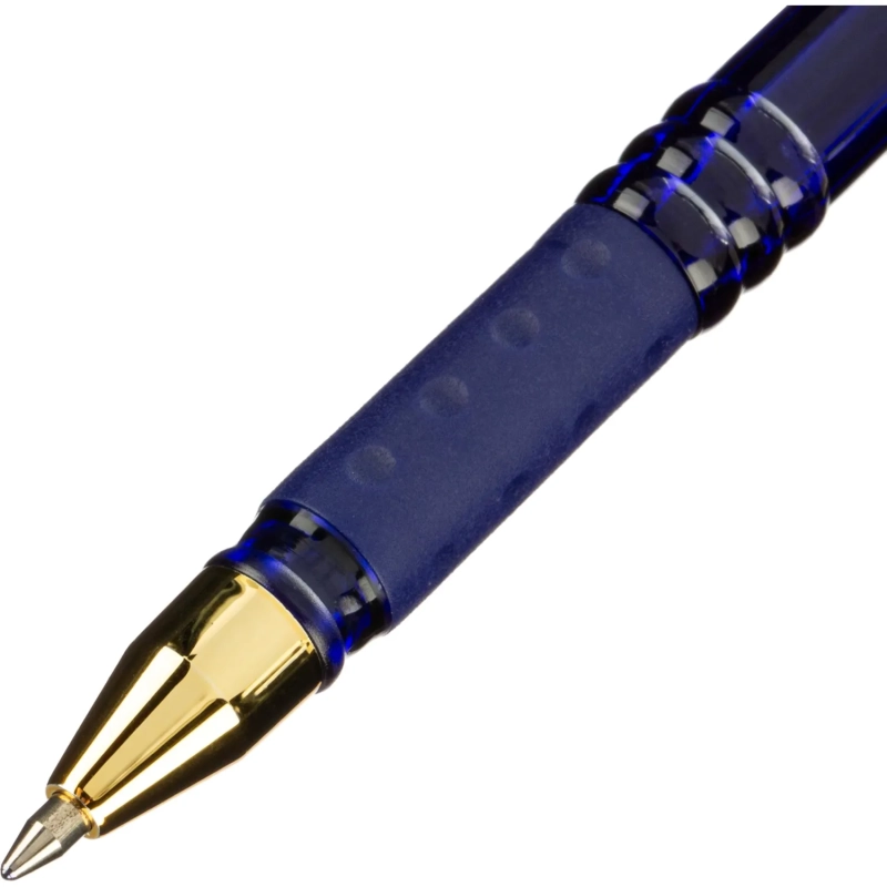 Ручка шариковая неавтомат. Deli EQ90,пулевидн.нак,0.7мм,пониж.вязк,син