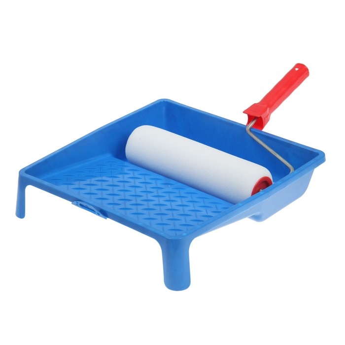 Набор малярный ЛОМ, валик поролон, 250 мм, ванночка 330 х 350 мм Набор малярный ЛОМ, валик поролон, 250 мм, ванночка 330 х 350 мм