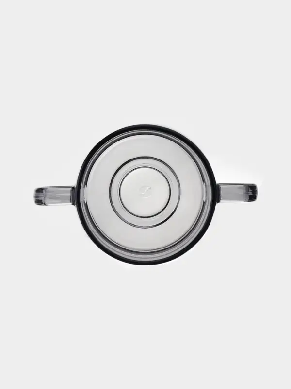 Бульонница Paşabah&ccedil;e &laquo;Грей&raquo;, 480 мл, стекло, с ручками, серая