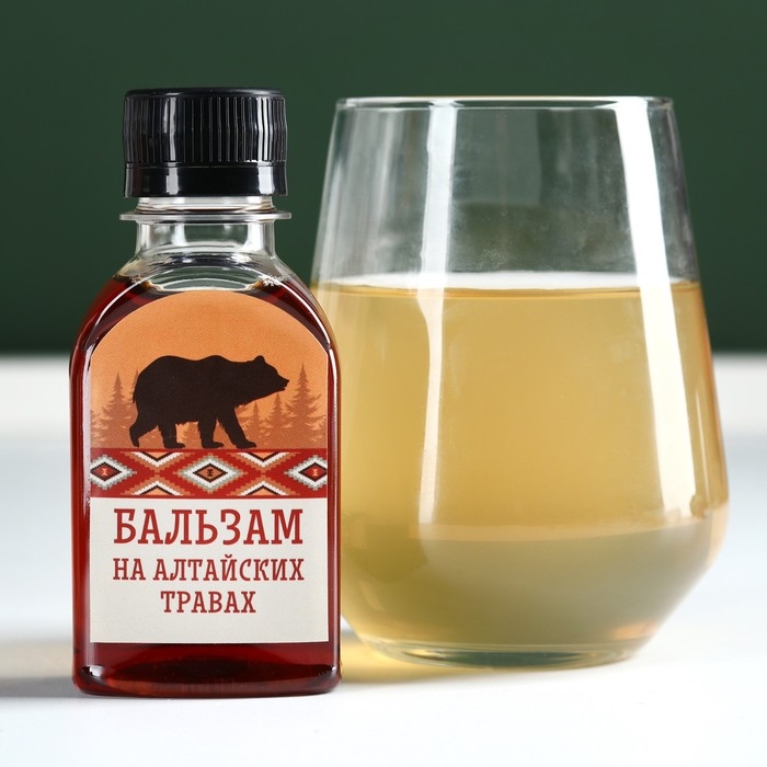 Бальзам &laquo;Сильному духом. 23 февраля&raquo; на алтайских травах, мужская сила,100 мл.