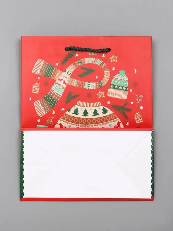 Пакет подарочный новогодний ламинированный, «Новый год» , 18×10×22.3 см Пакет подарочный новогодний ламинированный, «Новый год» , 18×10×22.3 см