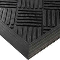 Коврик входной резиновый 90см x 150см х 9мм, шахматы