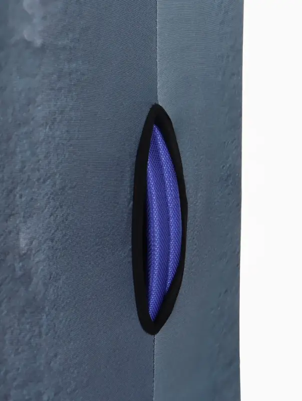 Чехол для чемодана &laquo;Кот&raquo;, 20", синий