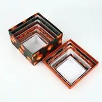 Набор подарочных коробк 6 в 1 «Яркие мандарины», 10×10×6–20×20×11 см