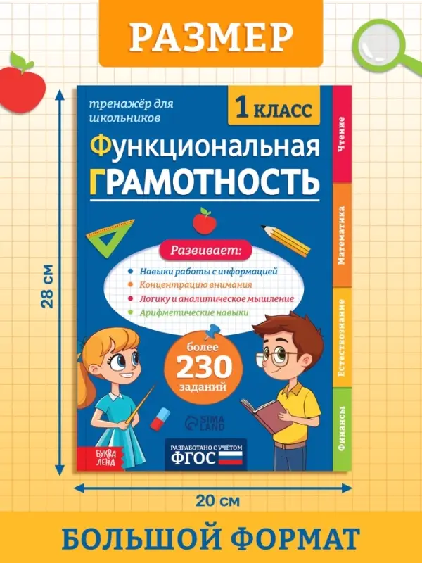 Тренажёр "Функциональная грамотность", 100 стр