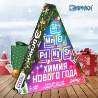 Адвент - календарь новогодний &laquo;Химия Нового года&raquo;, детский, 9 окошек с подарками: 9 опытов